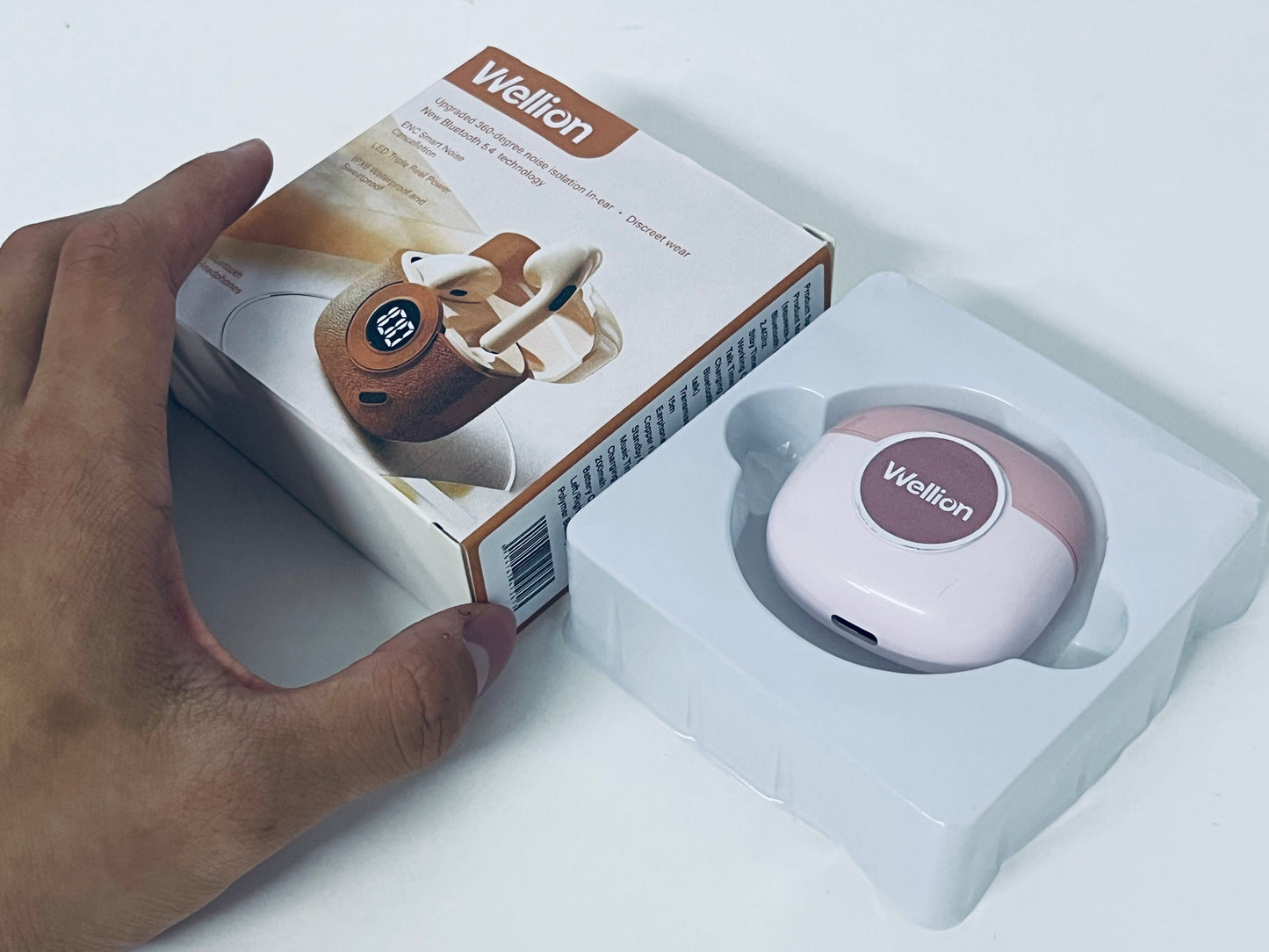 Wellion Light Enjoy True Wireless Bluetooth Headphones Exquisite & Portable Audio Item