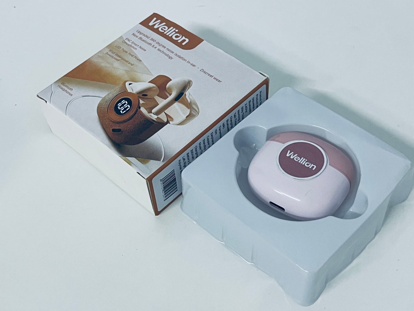 Wellion Light Enjoy True Wireless Bluetooth Headphones Exquisite & Portable Audio Item
