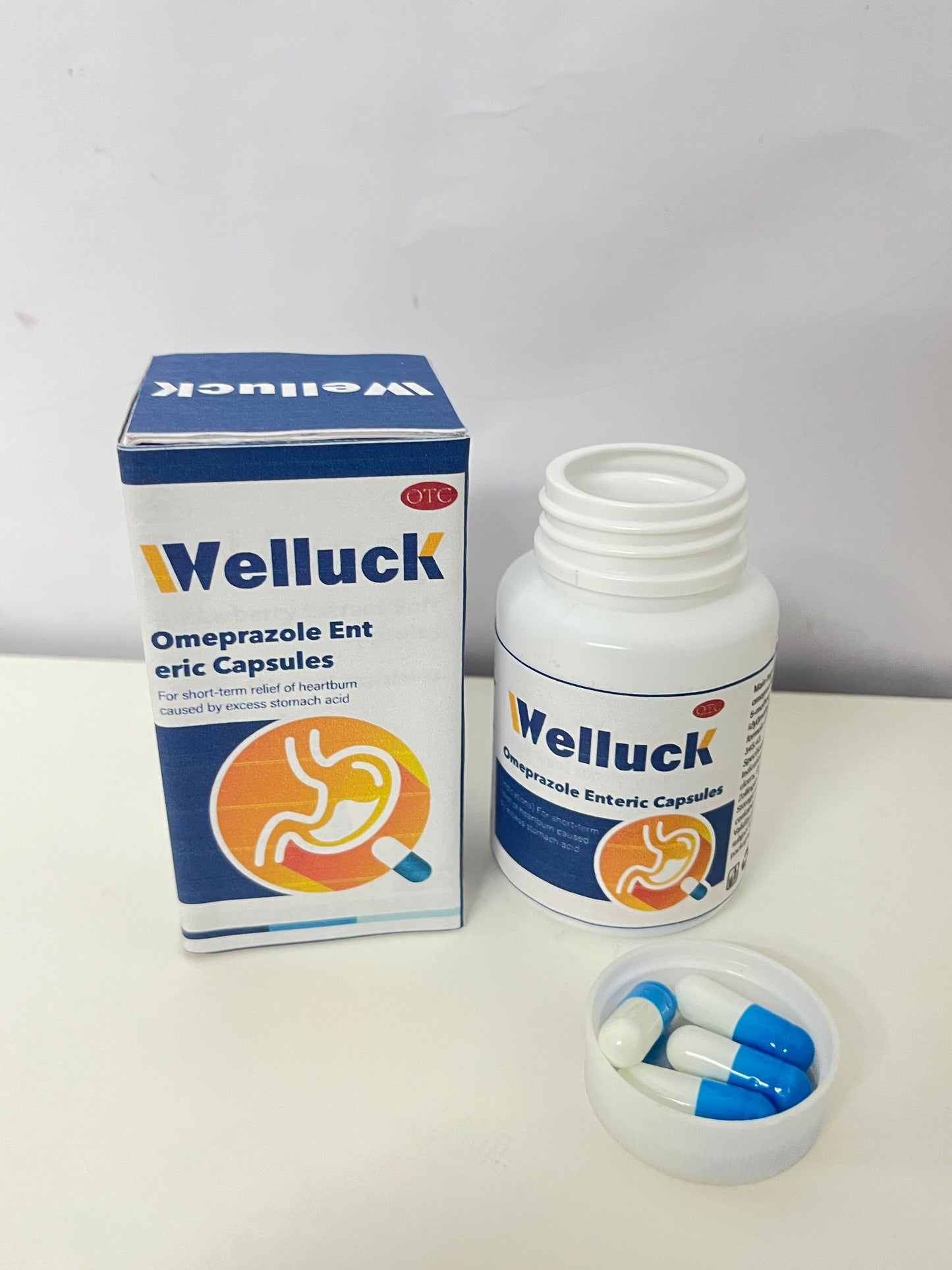 Welluck GI Motility Complex, 60 Capsules – All Natural Digestive Enzyme Support – Gut Health Supplement– Supports Gastrointestinal Motility and Transport – Aids Small Bowel and Stomach