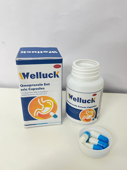 Welluck GI Motility Complex, 60 Capsules – All Natural Digestive Enzyme Support – Gut Health Supplement– Supports Gastrointestinal Motility and Transport – Aids Small Bowel and Stomach