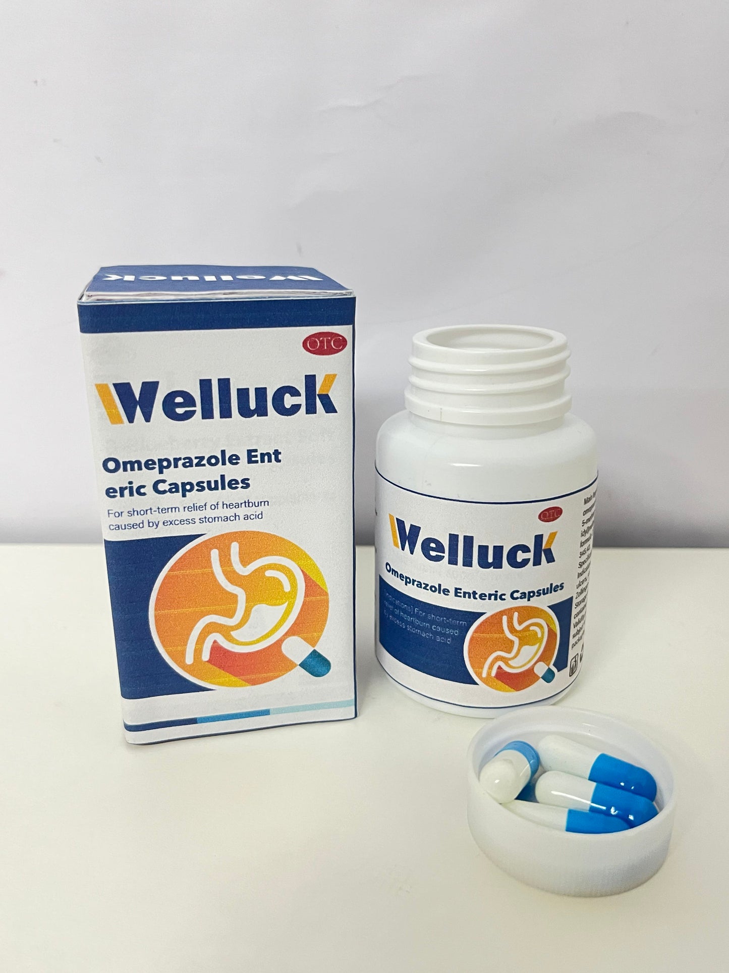 Welluck GI Motility Complex, 60 Capsules – All Natural Digestive Enzyme Support – Gut Health Supplement– Supports Gastrointestinal Motility and Transport – Aids Small Bowel and Stomach