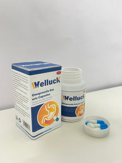 Welluck GI Motility Complex, 60 Capsules – All Natural Digestive Enzyme Support – Gut Health Supplement– Supports Gastrointestinal Motility and Transport – Aids Small Bowel and Stomach