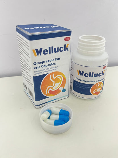 Welluck GI Motility Complex, 60 Capsules – All Natural Digestive Enzyme Support – Gut Health Supplement– Supports Gastrointestinal Motility and Transport – Aids Small Bowel and Stomach