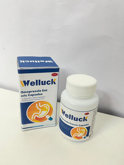 Welluck GI Motility Complex, 60 Capsules – All Natural Digestive Enzyme Support – Gut Health Supplement– Supports Gastrointestinal Motility and Transport – Aids Small Bowel and Stomach