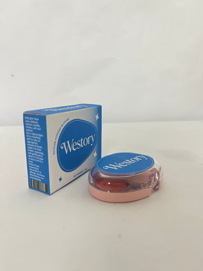 Westory Dual Blush | CR02 Baby Smile | Dual Color, Jelly Texture, 12 Colors, Longwear, Long-lasting | 7.2g