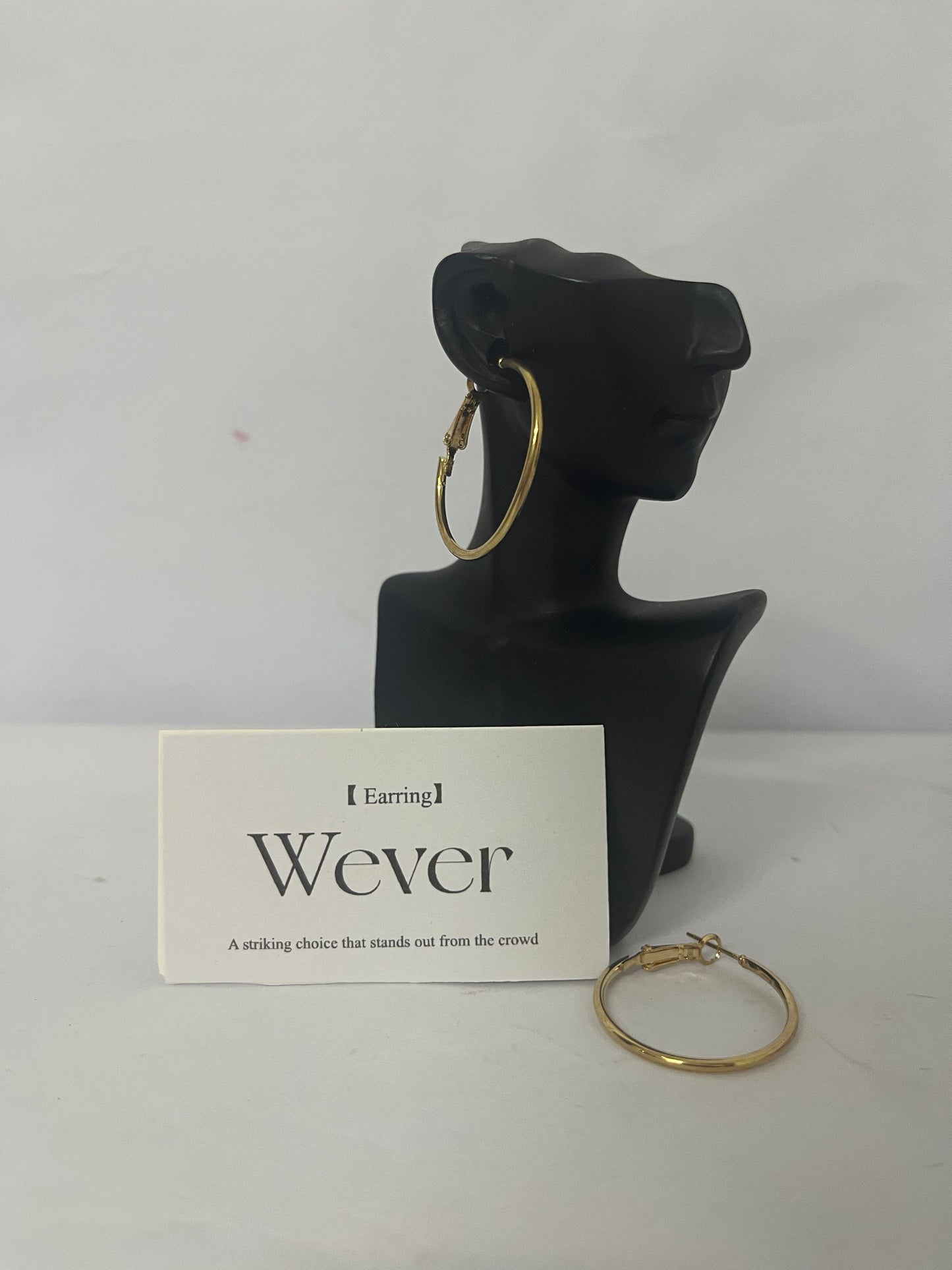 Wever 14K Gold Plated Lightweight Large Hoops| 2mm Thin Hoop Earrings for Women 30/40/50/70/100mm