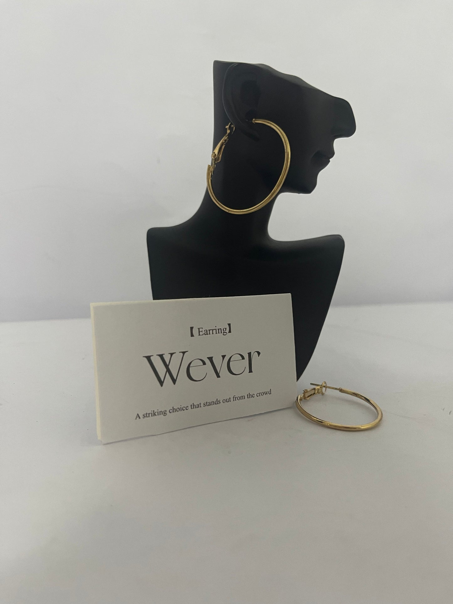 Wever 14K Gold Plated Lightweight Large Hoops| 2mm Thin Hoop Earrings for Women 30/40/50/70/100mm