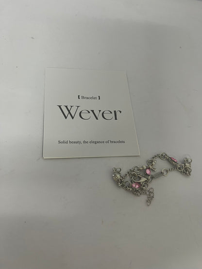 Wever 925 Sterling Silver Birthstone Bracelet for Women - Pretty Adjustable Heart Infinity Charm bracelets for Mother Daughter Sisters Bestie - Mother's Day Christmas Anniversary Birthday Gift Jewelry