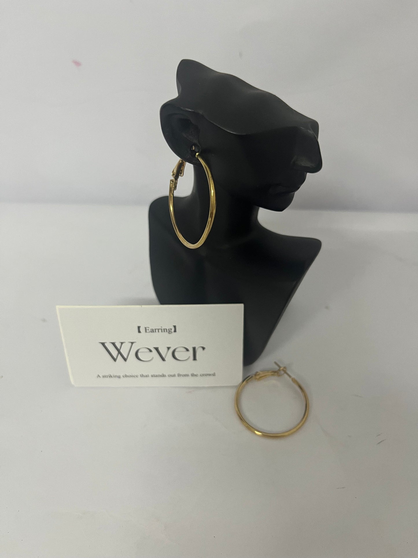 Wever 14K Gold Plated Lightweight Large Hoops| 2mm Thin Hoop Earrings for Women 30/40/50/70/100mm