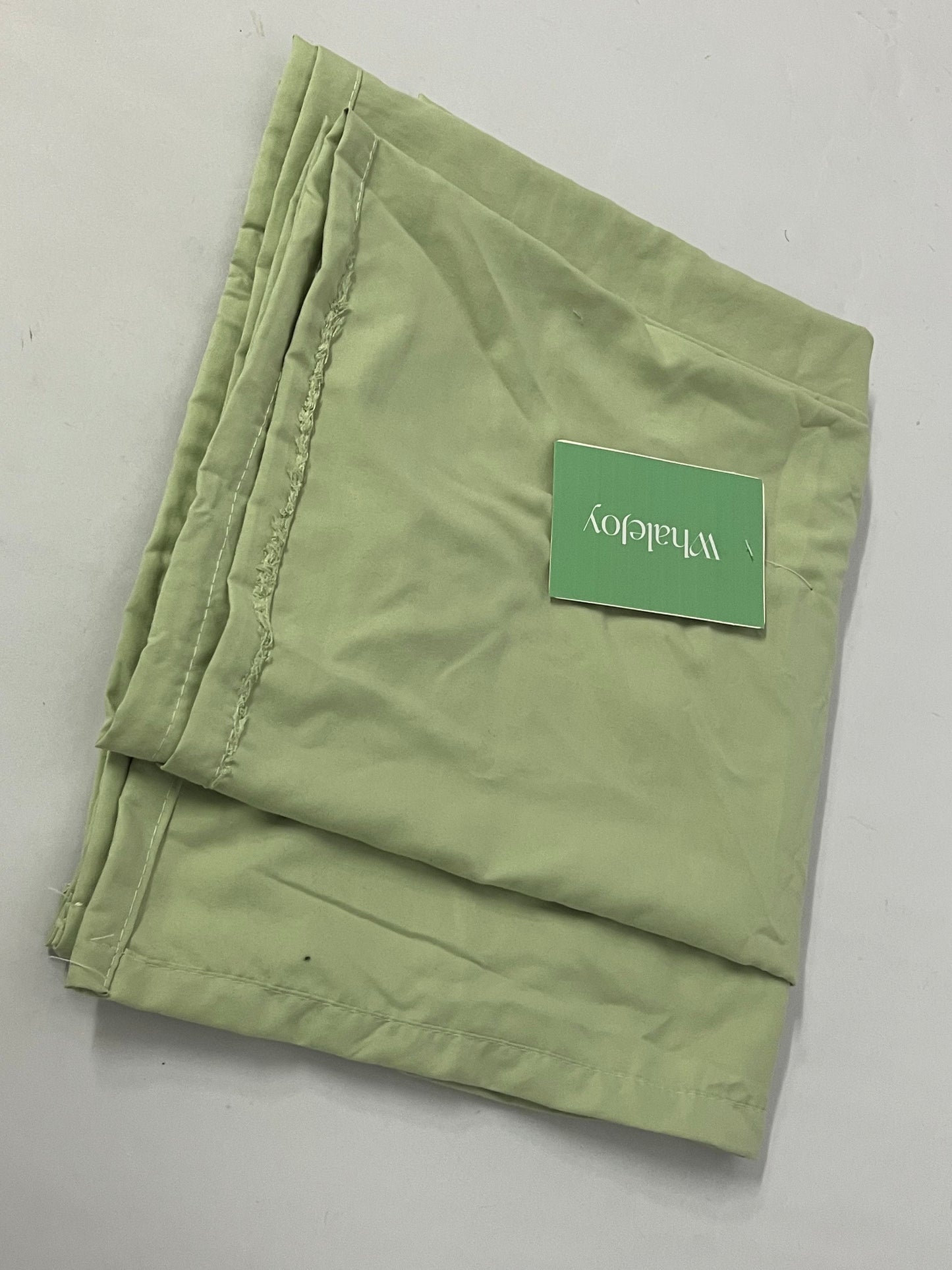 WhaleJoy 100% Cotton Percale Sheets Queen Size, Green, Crisp Cool and Strong Bed Linen