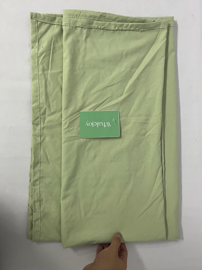 WhaleJoy 100% Cotton Percale Sheets Queen Size, Green, Crisp Cool and Strong Bed Linen