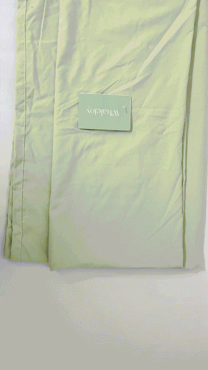 WhaleJoy 100% Cotton Percale Sheets Queen Size, Green, Crisp Cool and Strong Bed Linen