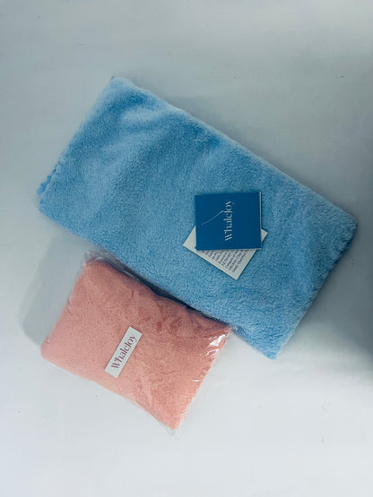 WhaleJoy Bath Towels Set 27 x 54 Inches, 100% Cotton, Larger & Lighter Weight, Quicker to Dry, Super Soft and Absorbent, Perfect for Bathroom