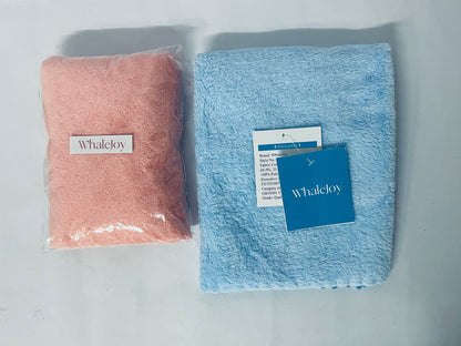 WhaleJoy Bath Towels Set 27 x 54 Inches, 100% Cotton, Larger & Lighter Weight, Quicker to Dry, Super Soft and Absorbent, Perfect for Bathroom