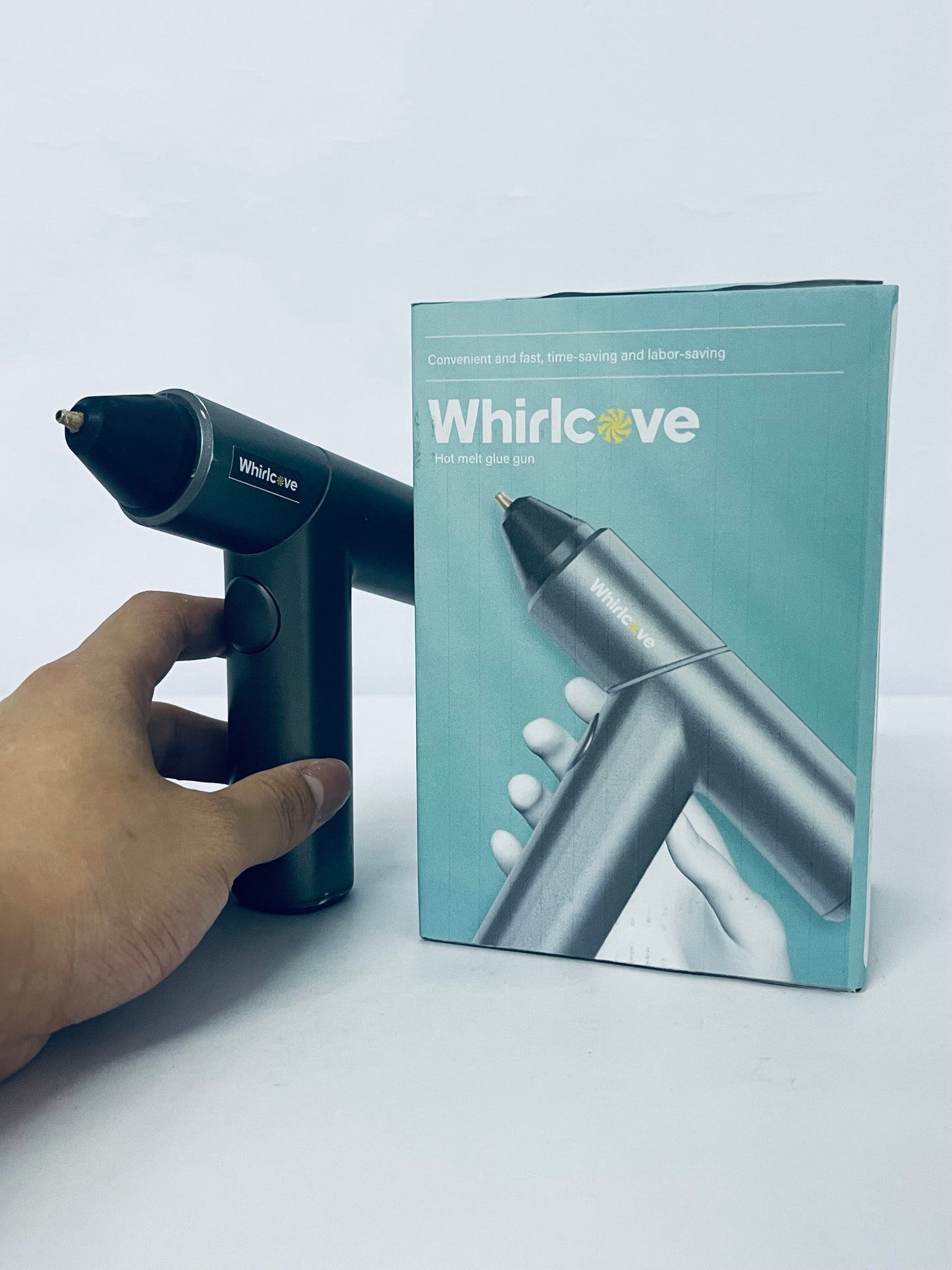 Whirlcove Hot melt glue guns while the balanced design allows the glue gun to stand upright for easy use and storage