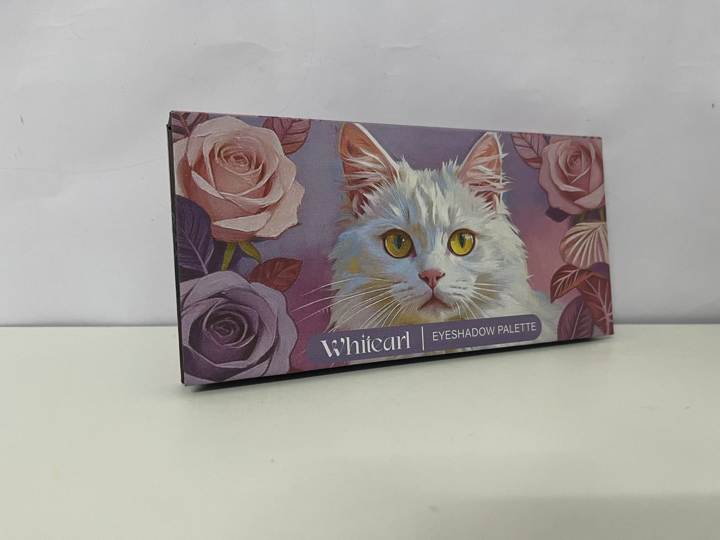 [Whitearl Eye shadows]-Cat & Rose Eyeshadow Palette - Matte & Shimmer Multi-Use Makeup Palette