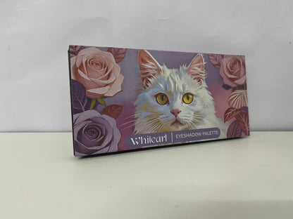 [Whitearl Eye shadows]-Cat & Rose Eyeshadow Palette - Matte & Shimmer Multi-Use Makeup Palette