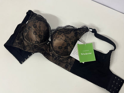 [Wholeone Bras]-Black Lace Push-Up Bra - Sexy Breathable Shaping Lingerie