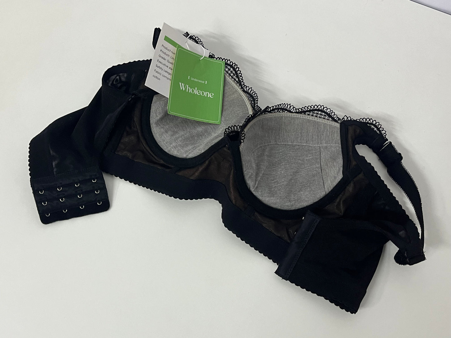 [Wholeone Bras]-Black Lace Push-Up Bra - Sexy Breathable Shaping Lingerie