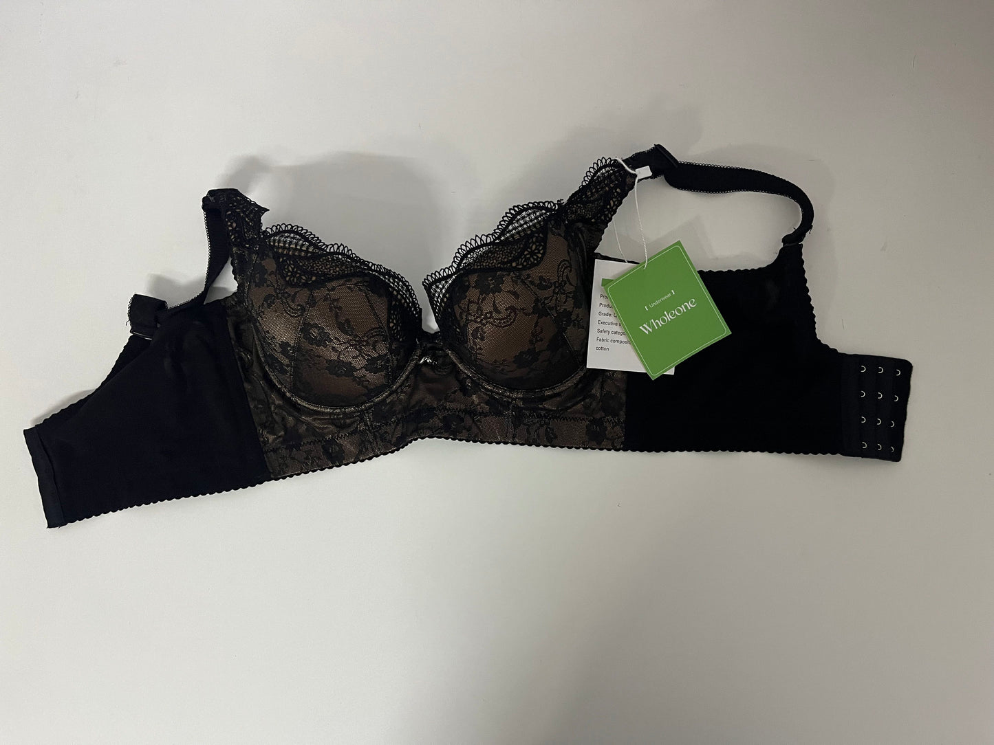 [Wholeone Bras]-Black Lace Push-Up Bra - Sexy Breathable Shaping Lingerie