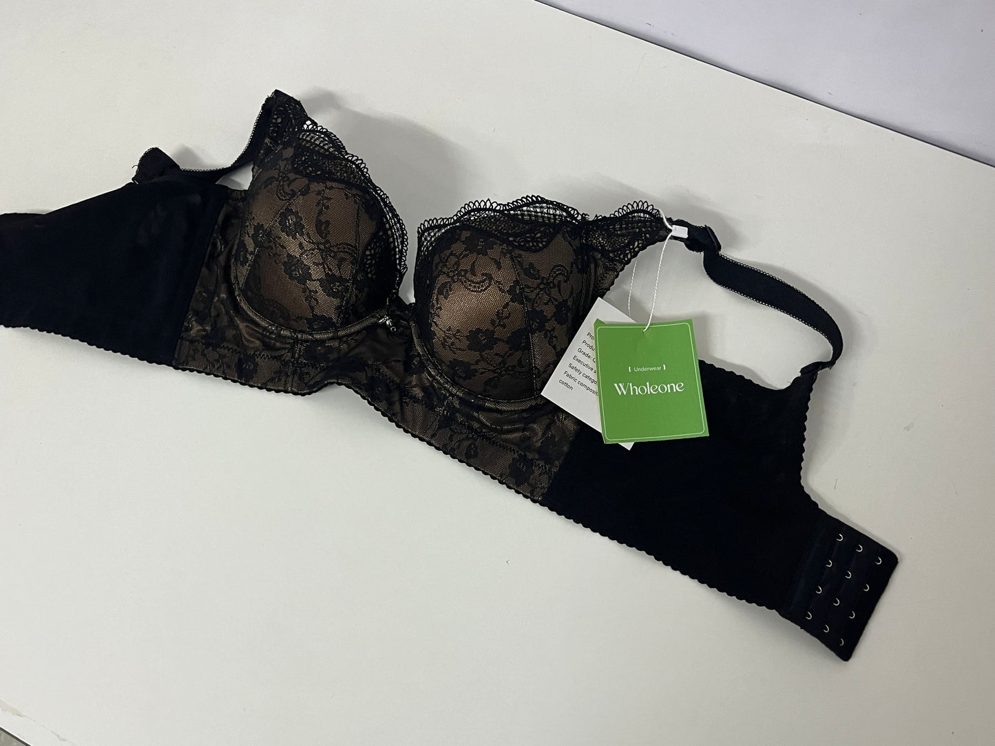 [Wholeone Bras]-Black Lace Push-Up Bra - Sexy Breathable Shaping Lingerie