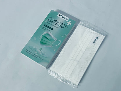 Whyouth Disposable 3-Ply Face Masks - ASTM Level 1 Certified, Earloop Breathable Masks for Daily Protection, 30-Pack