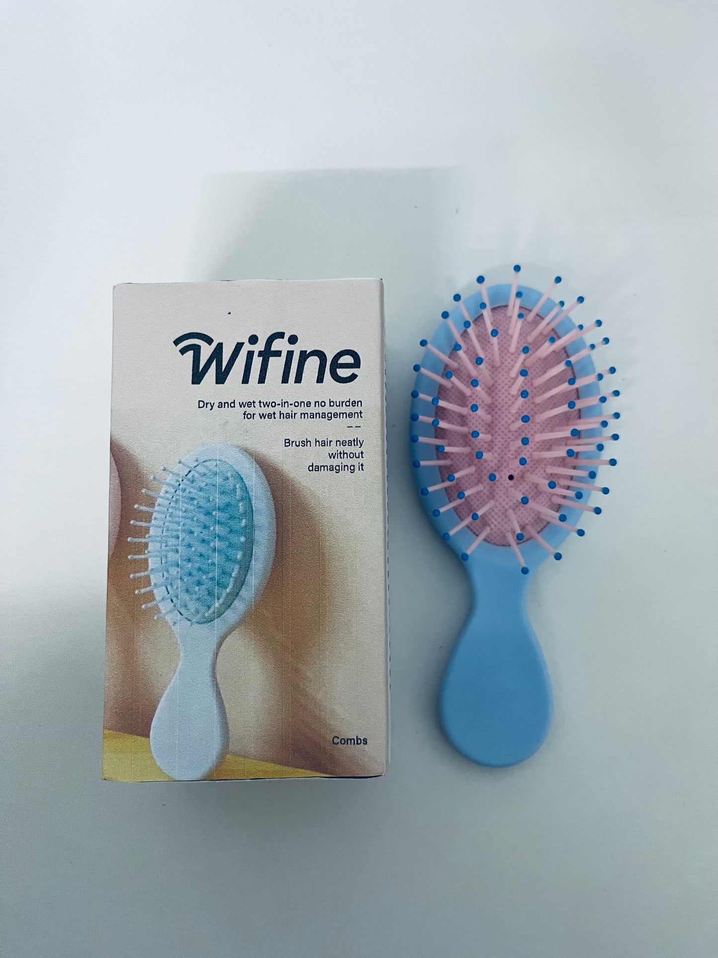 Wifine Dry & Wet 2-in-1 Hair Brush, Tangle-Free Brushing Without Hair Damage, Ideal for All Hair Types