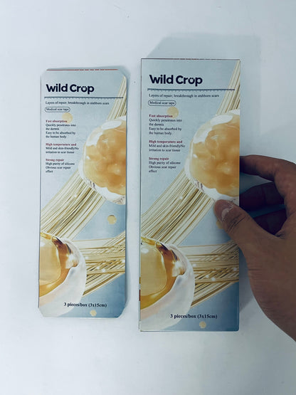 Wild Crop Film Dressing Waterproof Bandages for Swimming, Showering, Wounds, Post Surgical Shower or IV Shield, Tattoo Aftercare Bandage, Scar Therapy, Adhesive Patches
