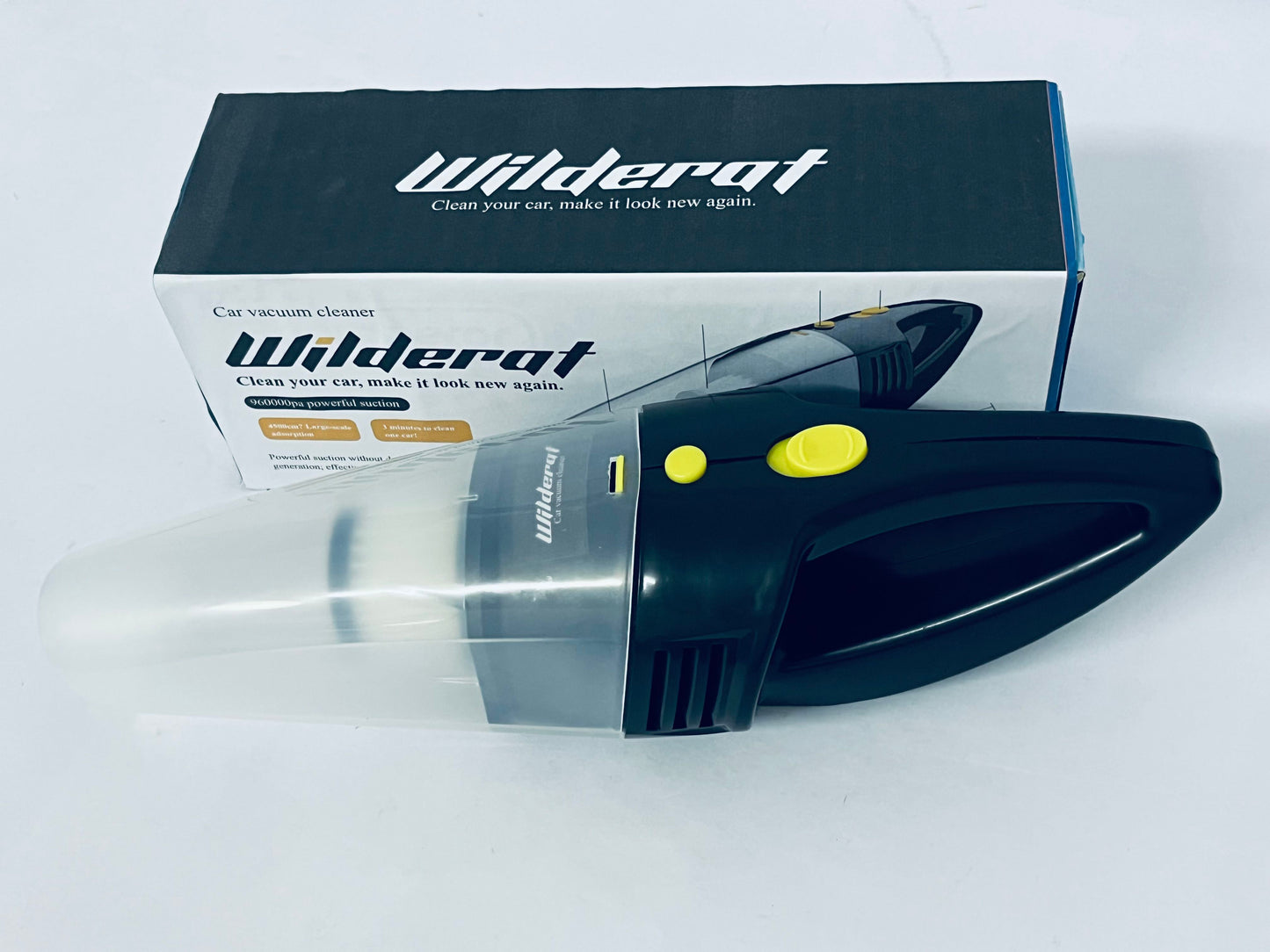 Wilderat Cordless Handheld Car Vacuum Cleaner Wet Dry for Home and Vehicle Pet Hair Removal Lightweight