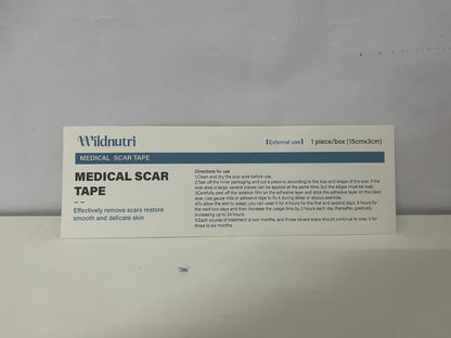 Wildnutri Medical Scar Tape: A Skin Repair Tool for Softening Scars & Preventing Regeneration