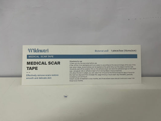 Wildnutri Medical Scar Tape: A Skin Repair Tool for Softening Scars & Preventing Regeneration