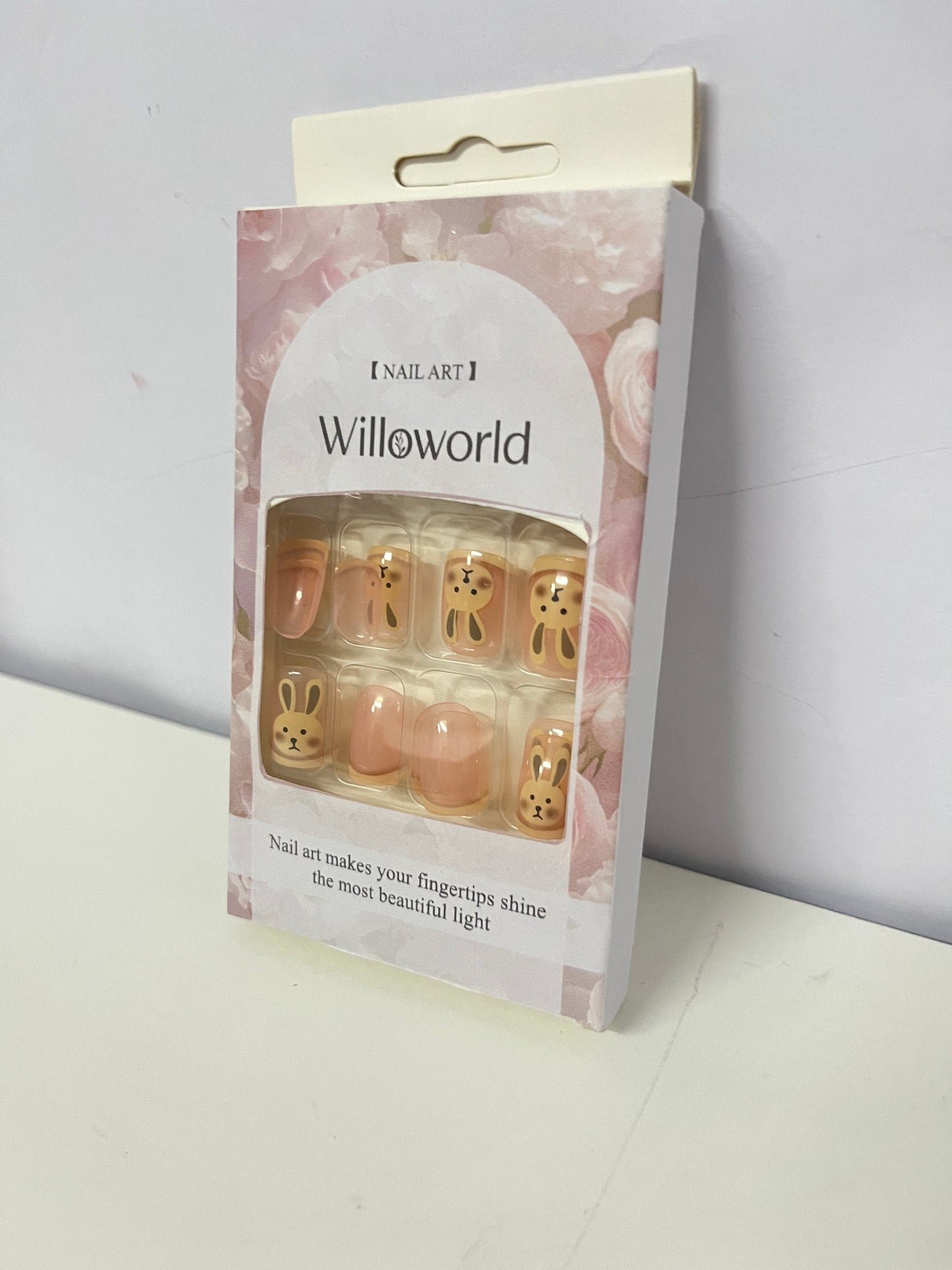 Willoworld False nails Cute Bunny Artistic Nail Tips Lovely & Healing Convenient & Exquisite A Quick Creator of Fingertip Cuteness