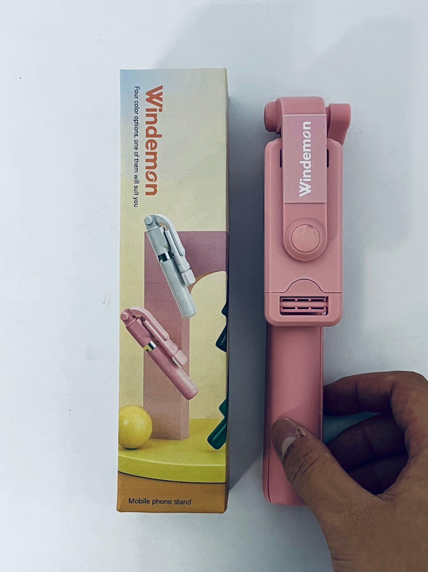 Windemon Selfie Stick, Extendable Selfie Stick Tripod with Wireless Remote and Tripod Stand Portable, Lightweight