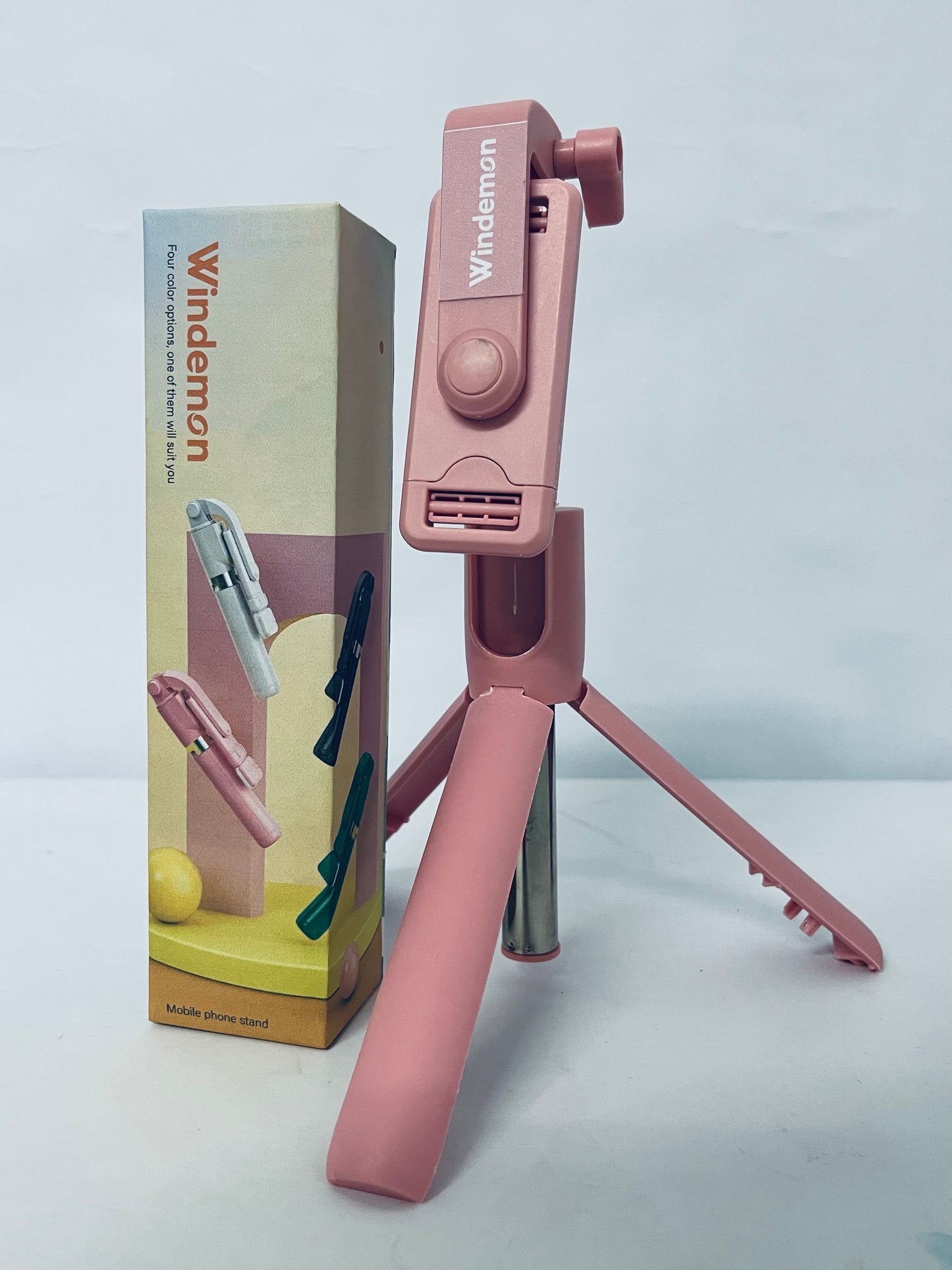 Windemon Selfie Stick, Extendable Selfie Stick Tripod with Wireless Remote and Tripod Stand Portable, Lightweight