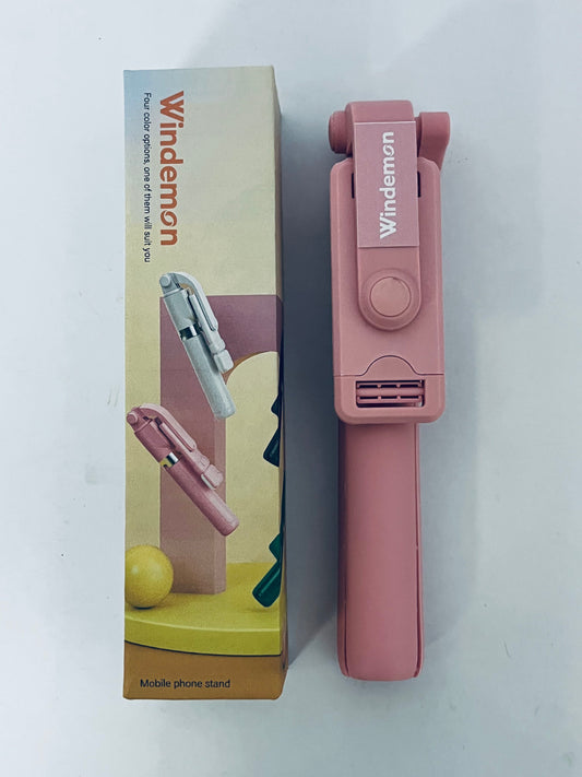 Windemon Selfie Stick, Extendable Selfie Stick Tripod with Wireless Remote and Tripod Stand Portable, Lightweight
