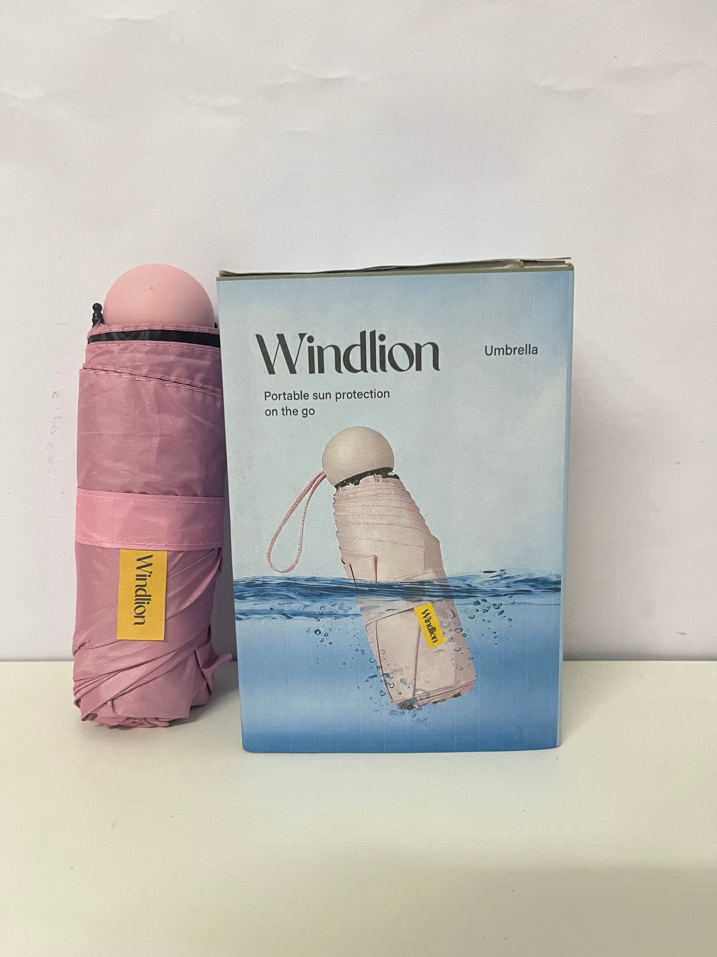 [Windlion Umbrellas]——Capsule 5-Fold Umbrella - Mini Portable Sun & Rain Umbrella