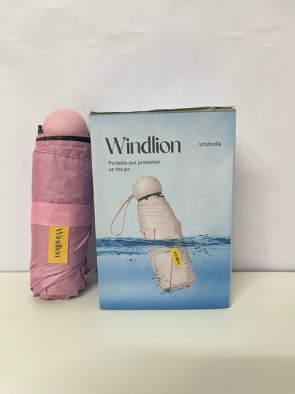 [Windlion Umbrellas]——Capsule 5-Fold Umbrella - Mini Portable Sun & Rain Umbrella
