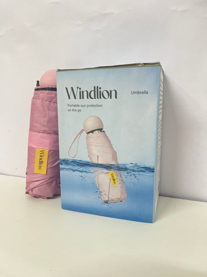 [Windlion Umbrellas]——Capsule 5-Fold Umbrella - Mini Portable Sun & Rain Umbrella