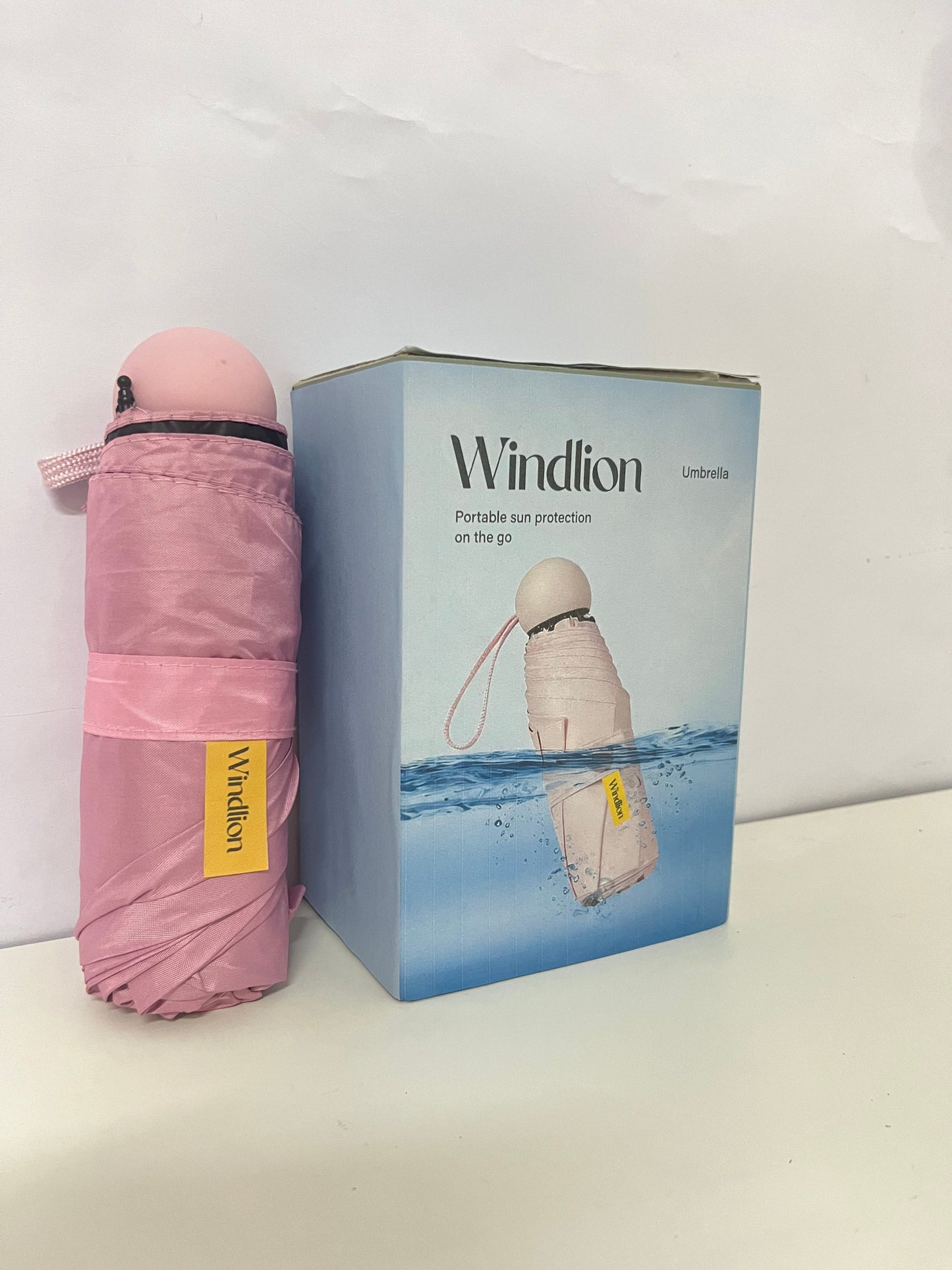[Windlion Umbrellas]——Capsule 5-Fold Umbrella - Mini Portable Sun & Rain Umbrella