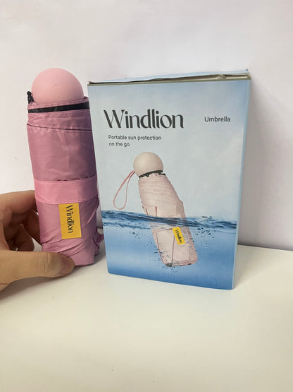 [Windlion Umbrellas]——Capsule 5-Fold Umbrella - Mini Portable Sun & Rain Umbrella