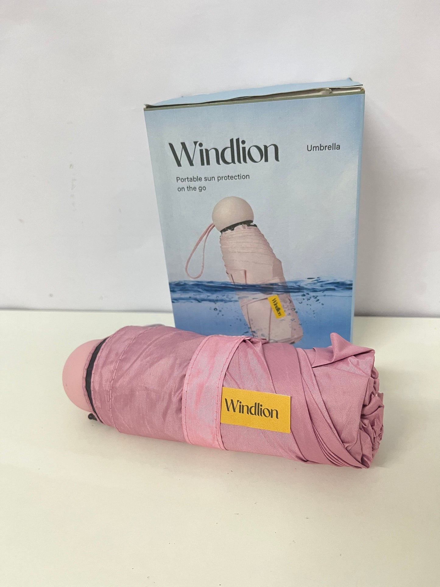 [Windlion Umbrellas]——Capsule 5-Fold Umbrella - Mini Portable Sun & Rain Umbrella