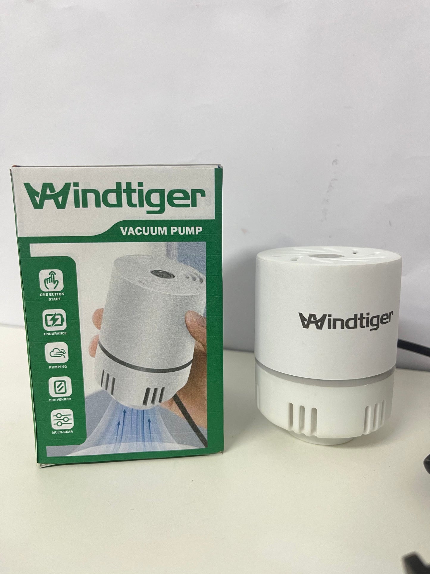 【Windtiger Portable Air Compressor & Vacuum Pump】—— 2-in-1 Solution for Inflation & Storage
