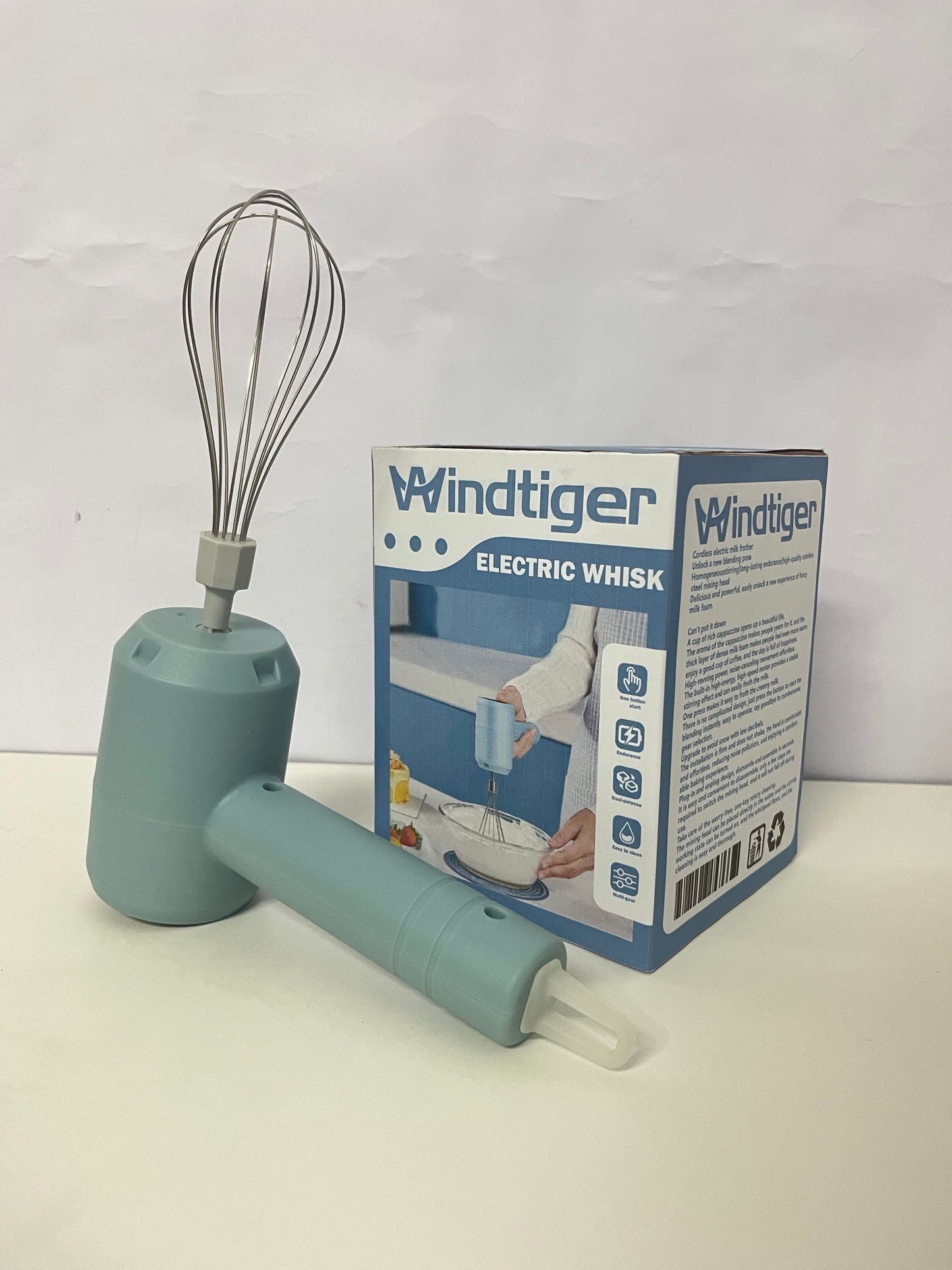 【Windtiger Electric Egg Beater】—— Essential Kitchen Partner for Baking & Mixing