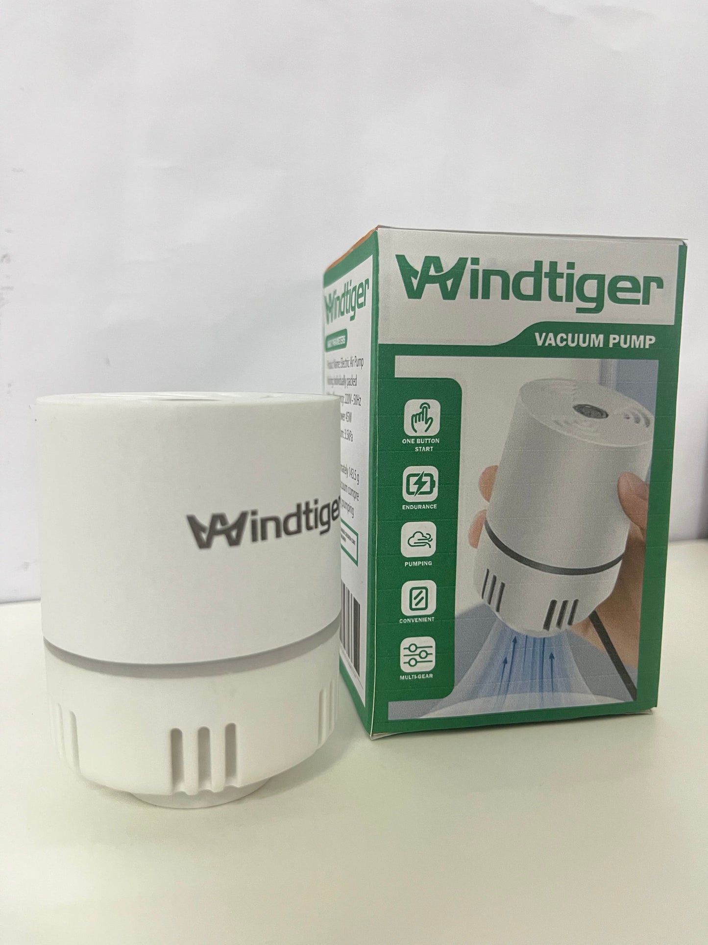 【Windtiger Portable Air Compressor & Vacuum Pump】—— 2-in-1 Solution for Inflation & Storage