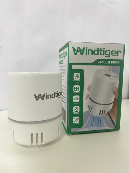 【Windtiger Portable Air Compressor & Vacuum Pump】—— 2-in-1 Solution for Inflation & Storage