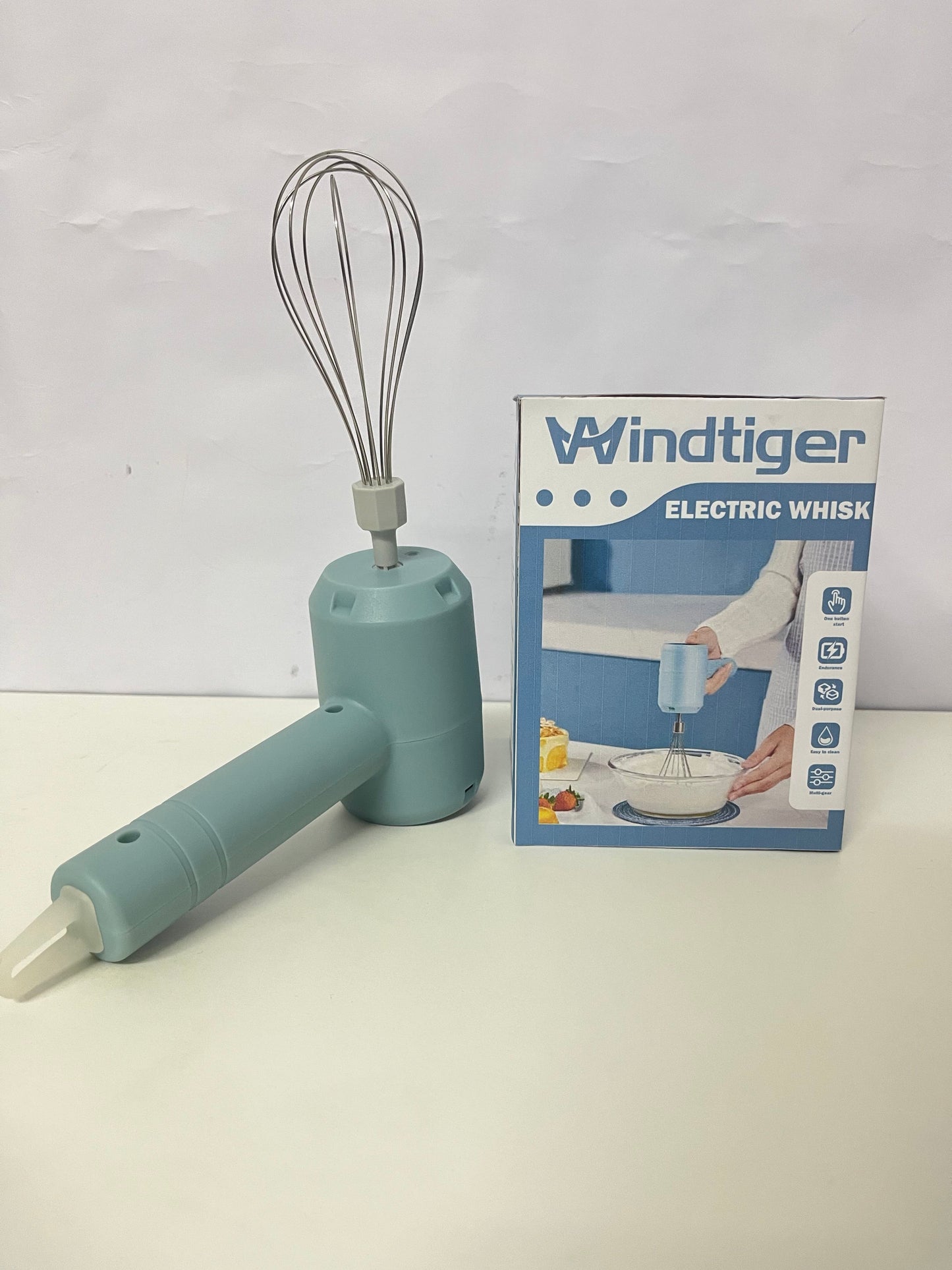 【Windtiger Electric Egg Beater】—— Essential Kitchen Partner for Baking & Mixing