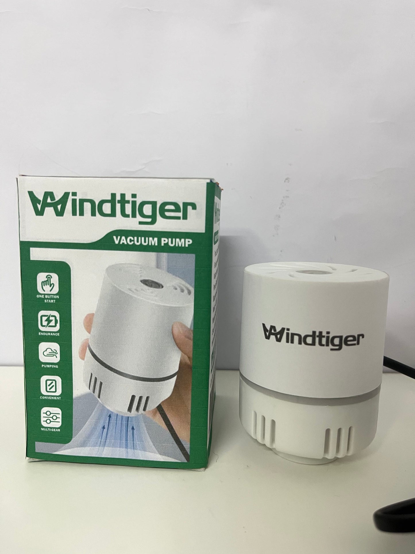 【Windtiger Portable Air Compressor & Vacuum Pump】—— 2-in-1 Solution for Inflation & Storage