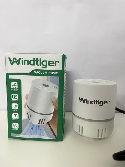 【Windtiger Portable Air Compressor & Vacuum Pump】—— 2-in-1 Solution for Inflation & Storage