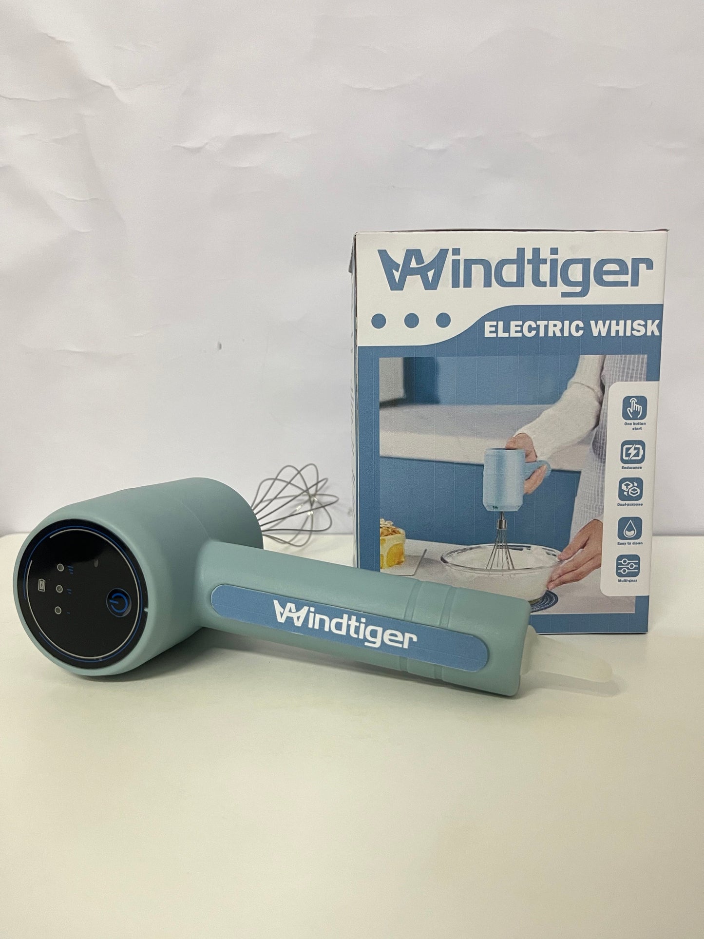 【Windtiger Electric Egg Beater】—— Essential Kitchen Partner for Baking & Mixing