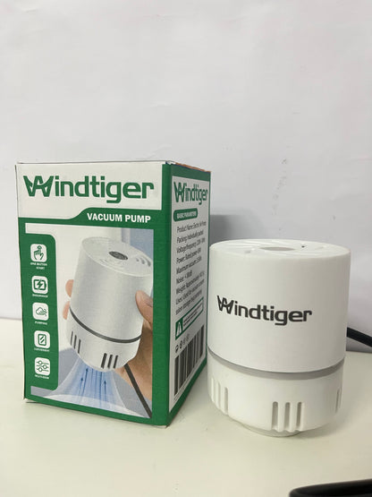 【Windtiger Portable Air Compressor & Vacuum Pump】—— 2-in-1 Solution for Inflation & Storage
